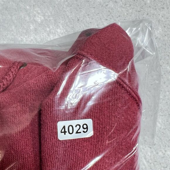 Vintage Y2K Nike Sweatshirt Womens Medium Red Swoosh Full Zip Pullover Hooded - Picture 11 of 11